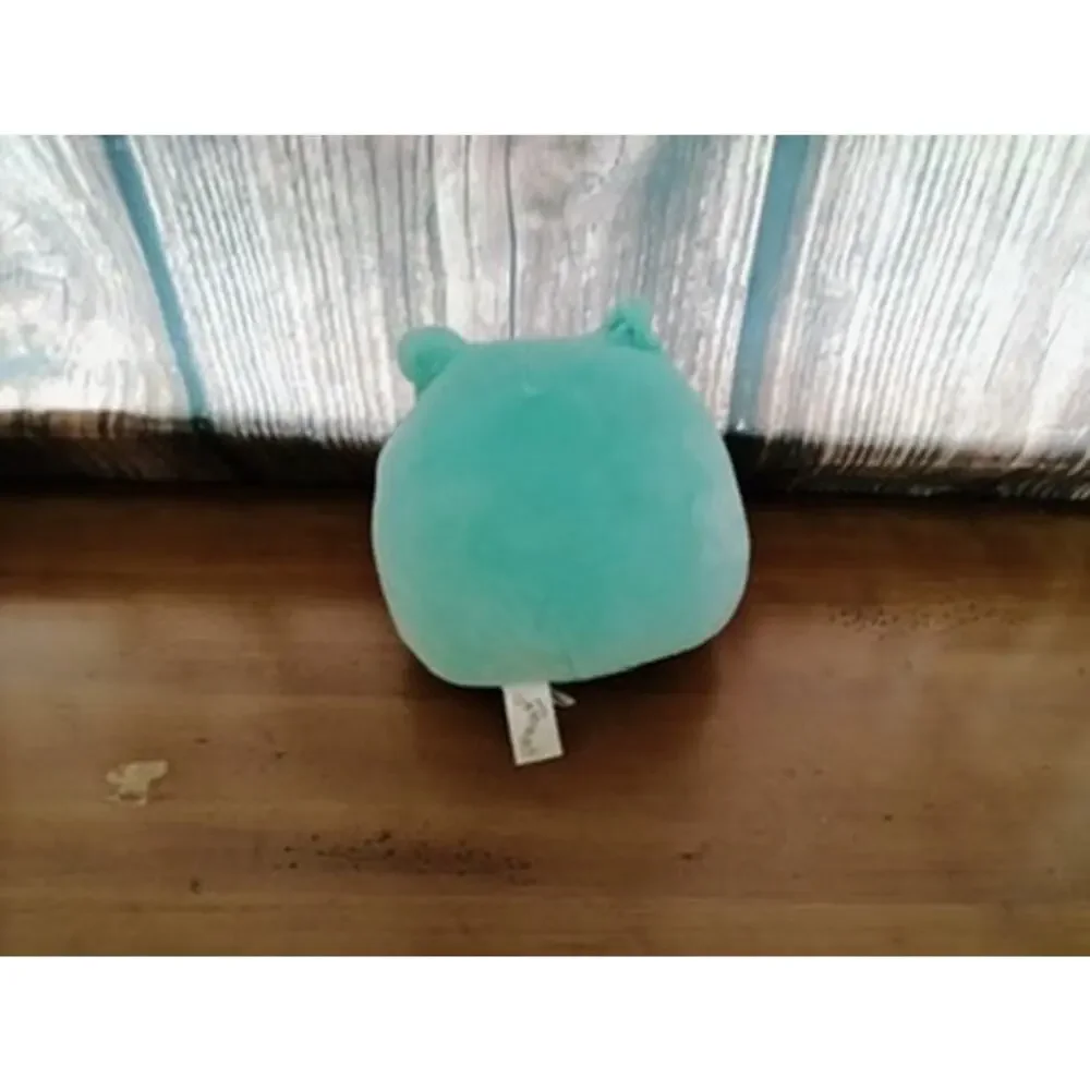 Squishmallows Robert Aqua Frog Plush Blue Floral Belly 8